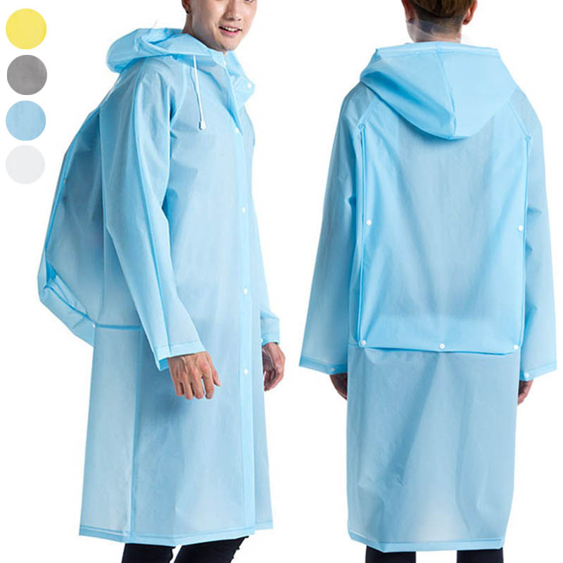 Cycling Gear For Rain - Neue Reusable Transparent EVA Lange Regenmantel