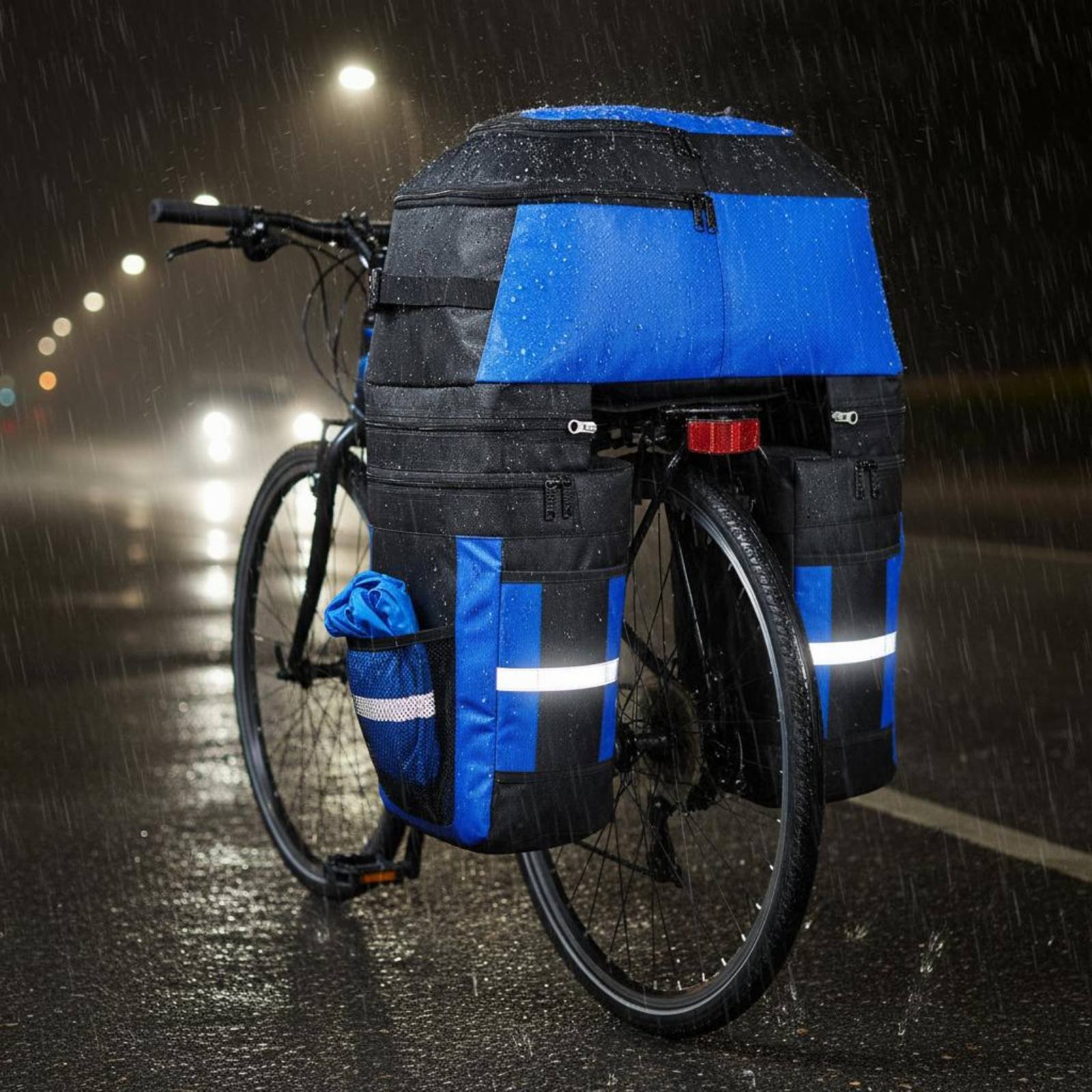 Cycling Gear For Rain - Regenschutz für Gepäckträgertaschen, Fahrradtaschen für den