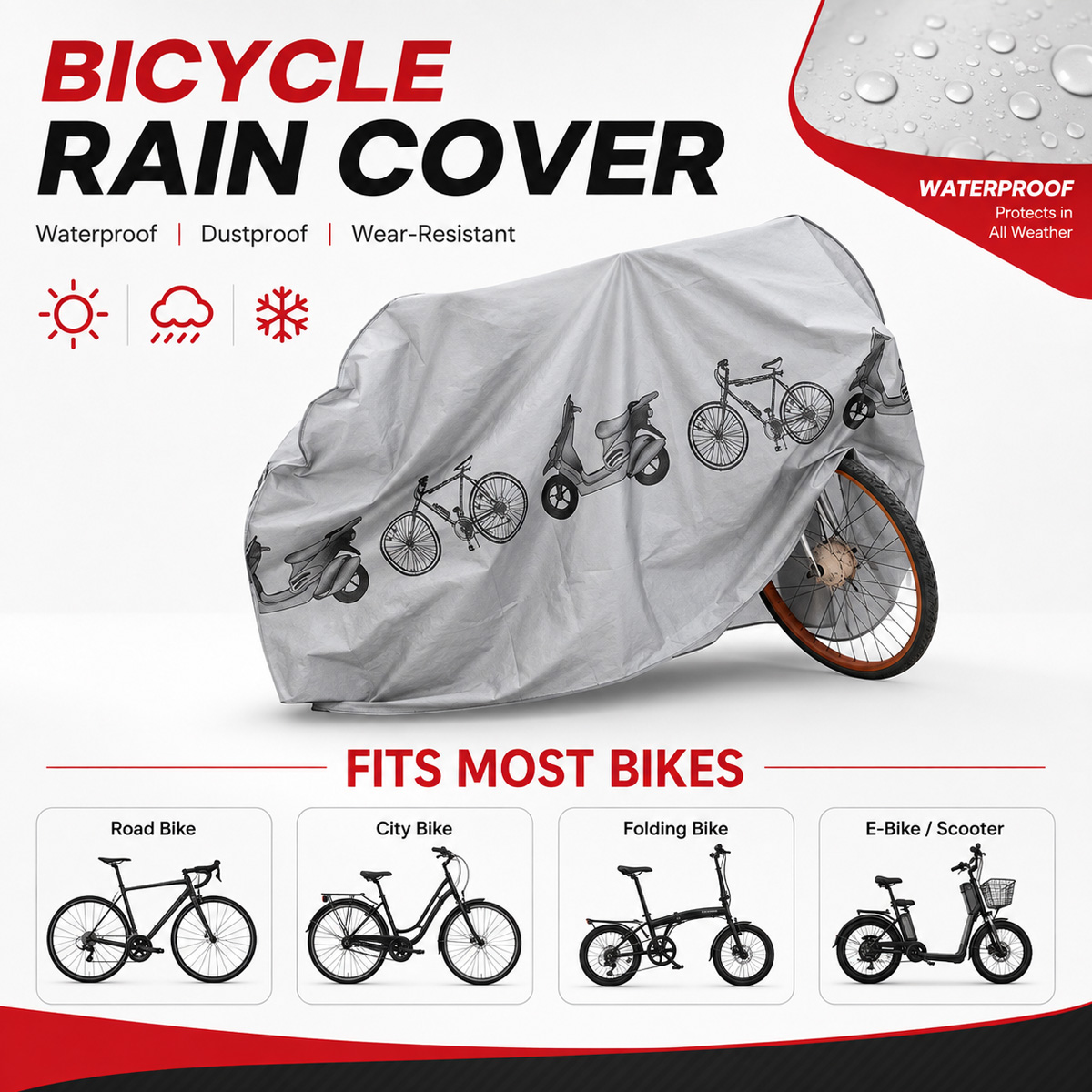 PINMOAP Universelle Fahrrad-Re – Cycling Gear For Rain Bewertung und Preis